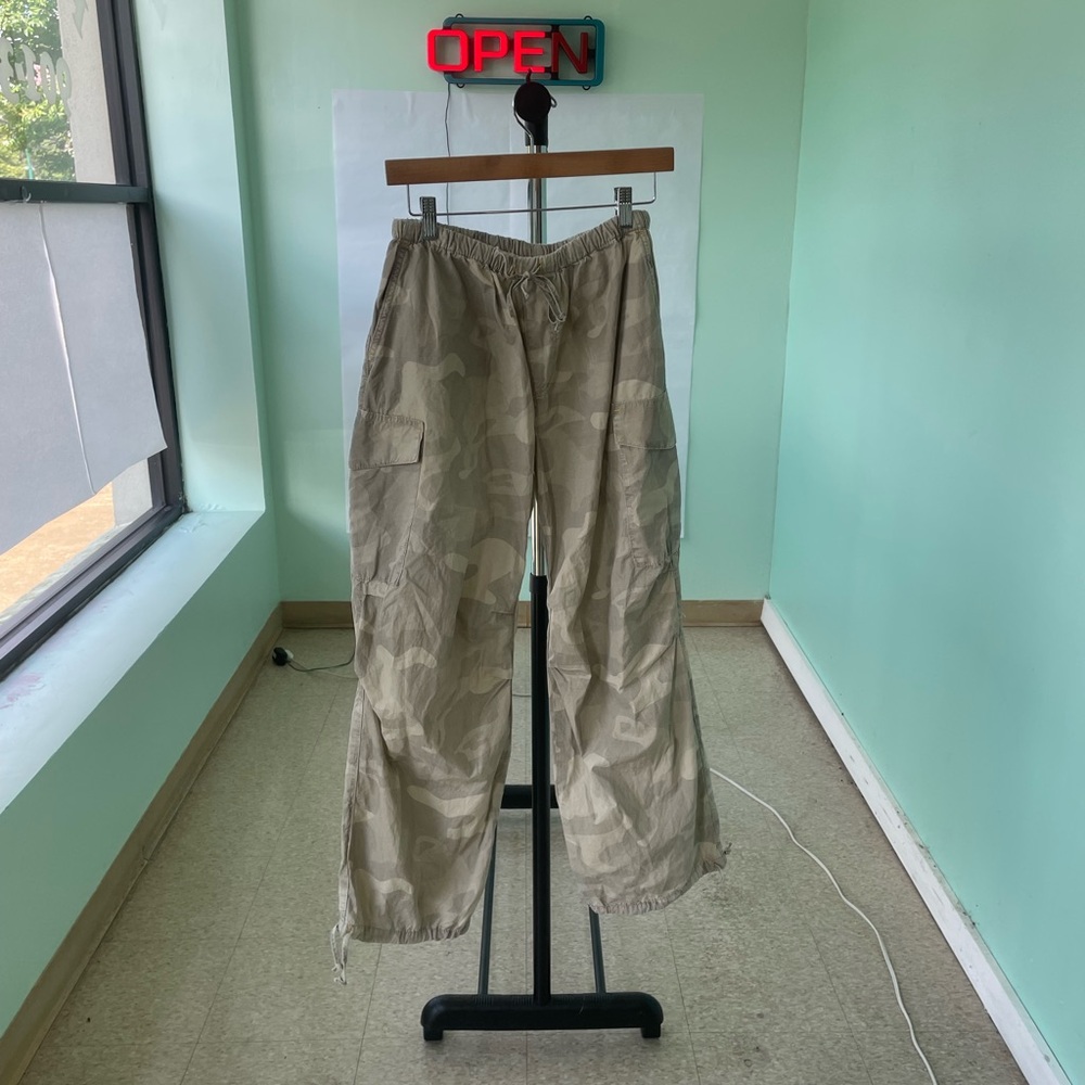 Pilcro Tan Cargo Pants Relaxed Fit